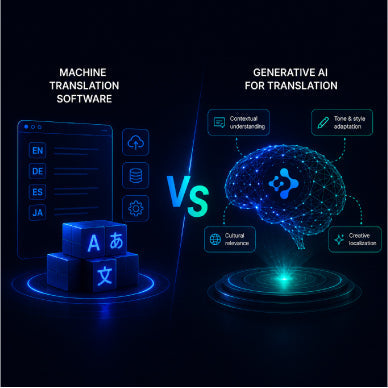Machine Translation Software vs Generative AI for Translation: Navigating the Future of Language Services
